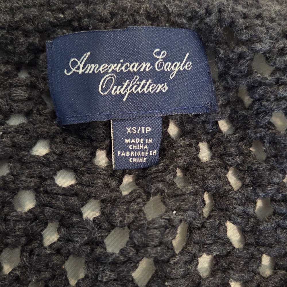 American Eagle Outfitters Womens Wool Blend Sweater Goth, Minimalist, Earthy XS - Picture 2 of 10